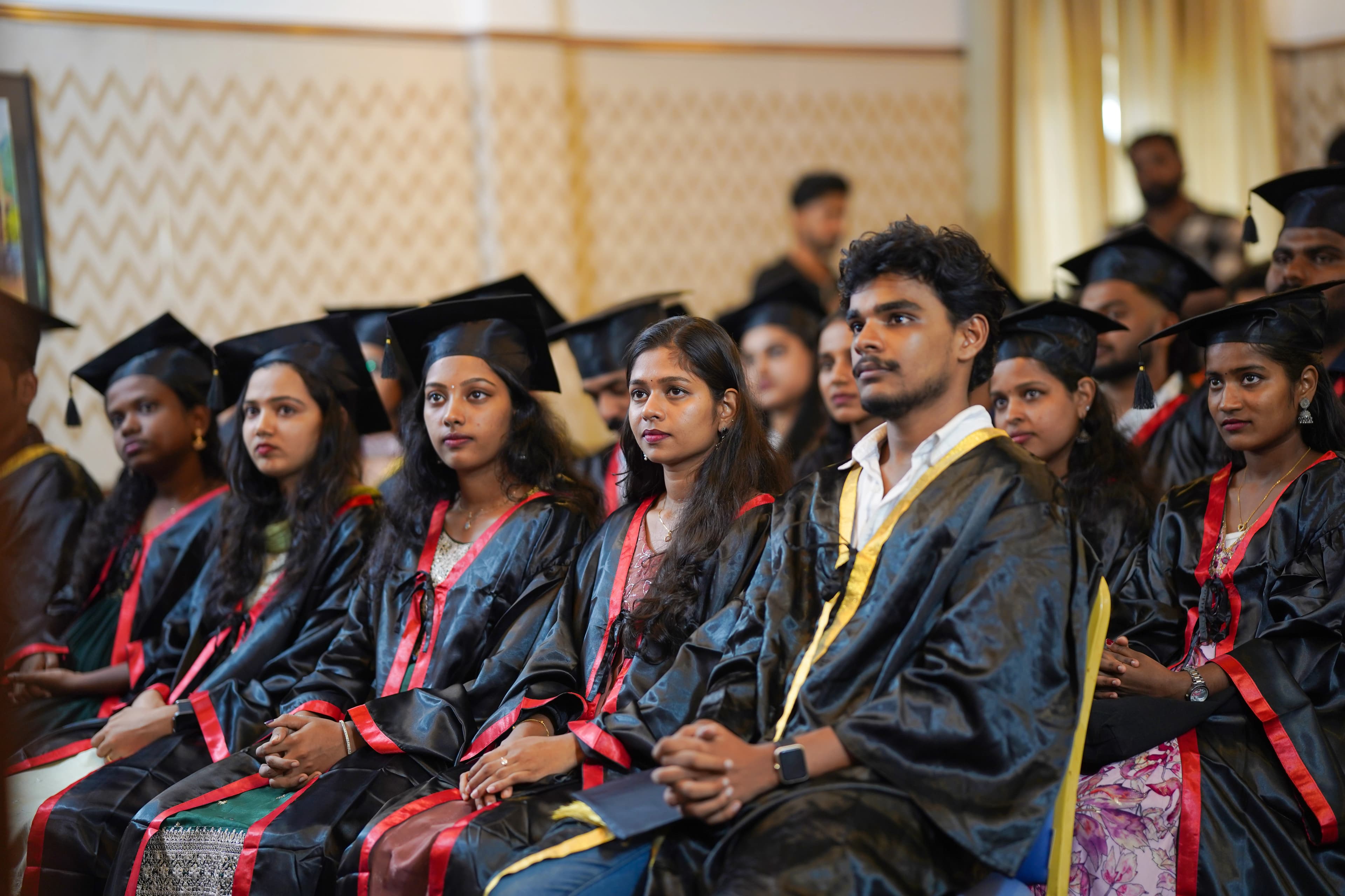 Finprov graduates seated at the convocation ceremony