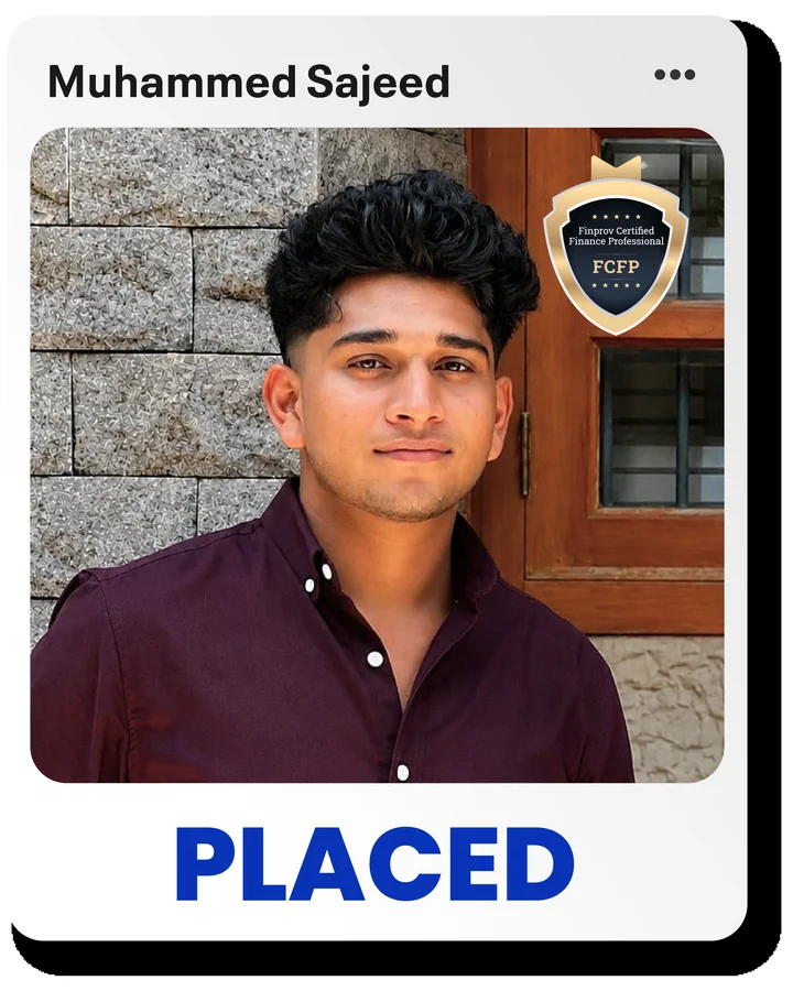 Finprov learner placement success story 10