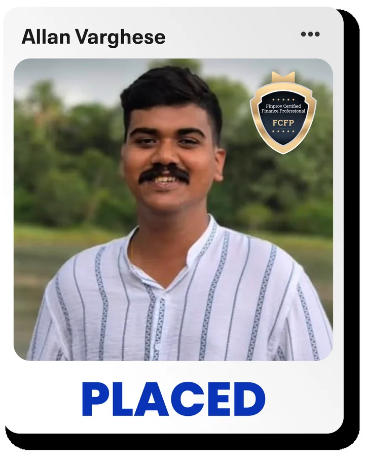 Finprov learner placement success story 12
