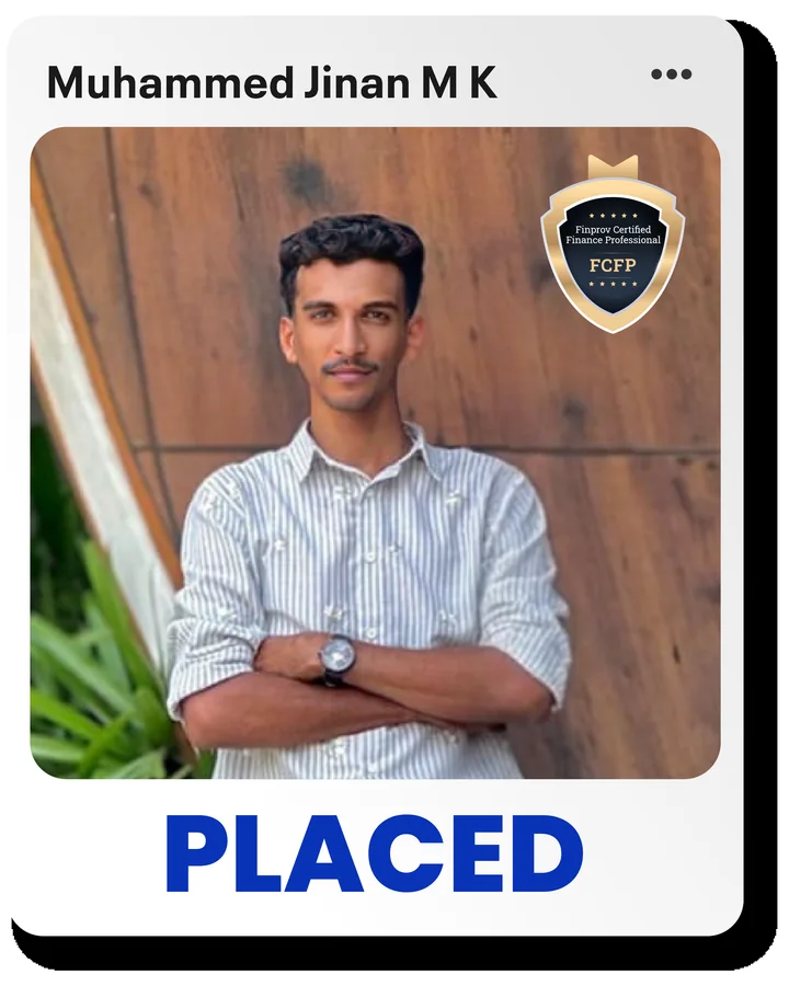 Finprov learner placement success story 15