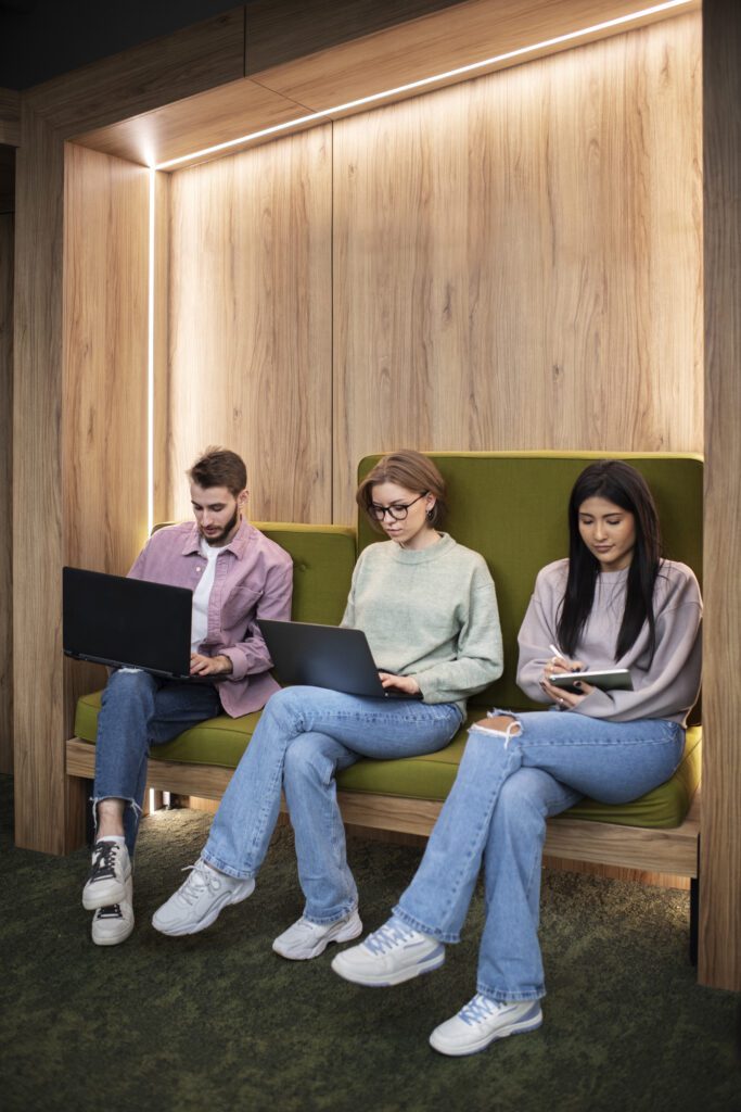 team working together project
