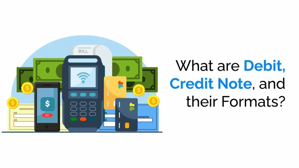 debit credit notes with formats