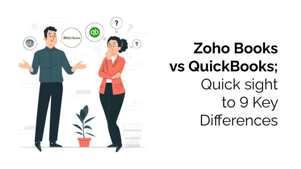 featured image of Zoho Books vs QuickBooks