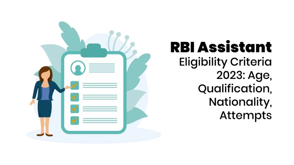 RBI Assistant Eligibility Criteria