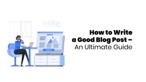 Blog post writing tips image