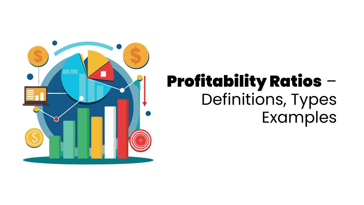 vector image of profitability ratios