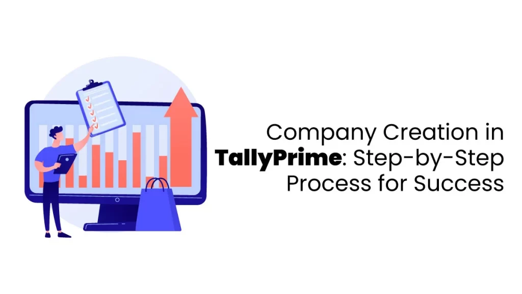 vector image representing company creation in tallyprime