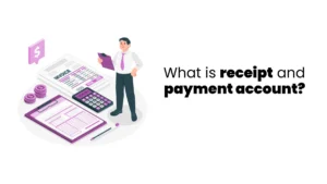 vector image of receipt and payment account