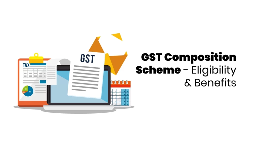 vector image showing GST Composition Scheme