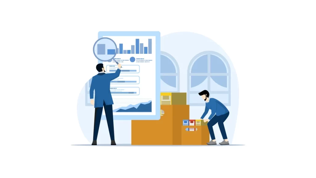 vector image showing inventory management in tally prime