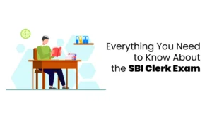 vector image showing SBI Clerk exam
