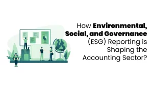 esg reporting vector image