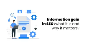 vector image representing information gain in seo