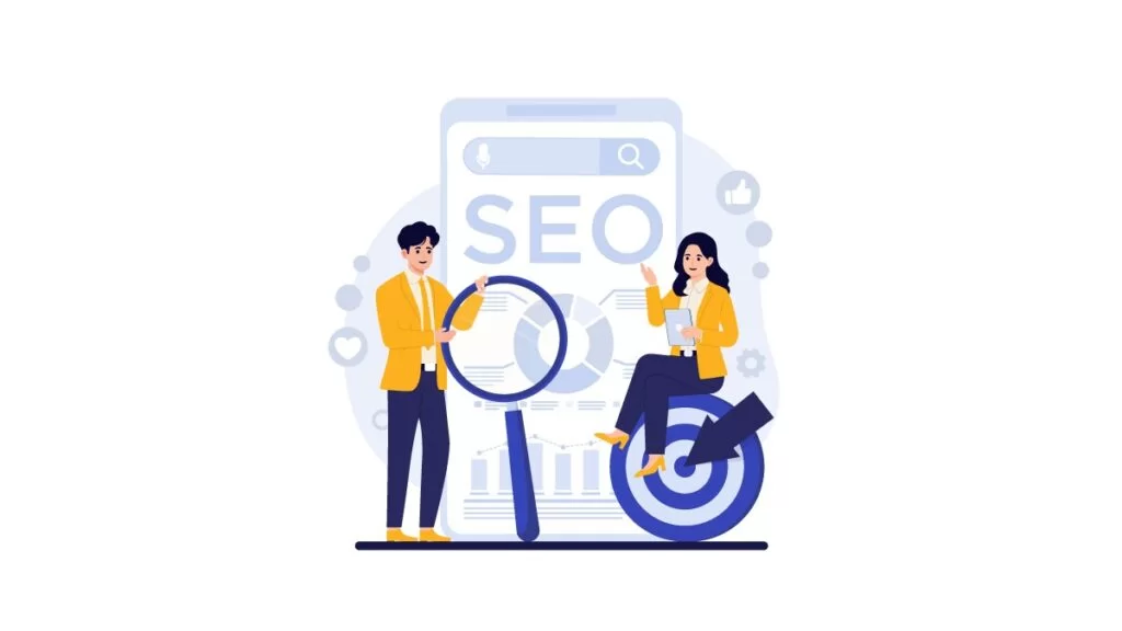 vector image on seo outreach