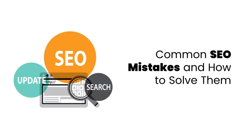 featured image showing common SEO Mistakes