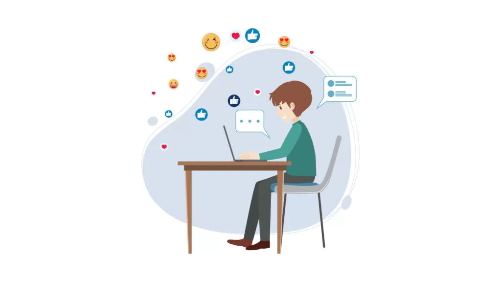 vector image on how to learn digital marketing without a degree