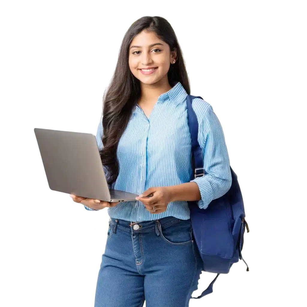 smiling student with laptop 68d3b48504c9b