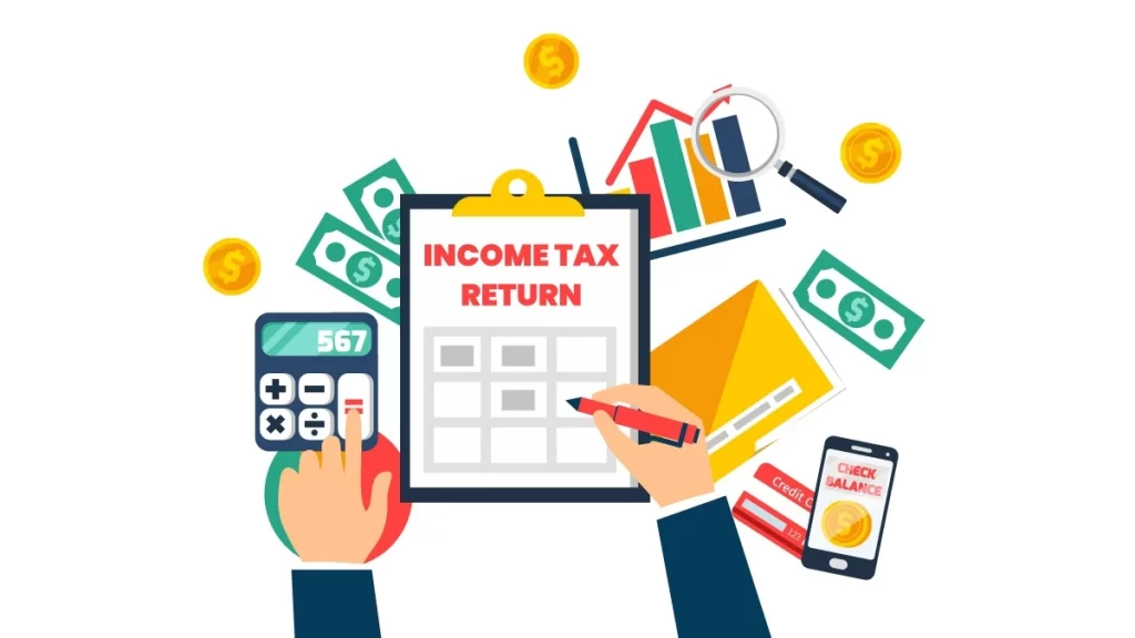vector image showing ITR filing deadline