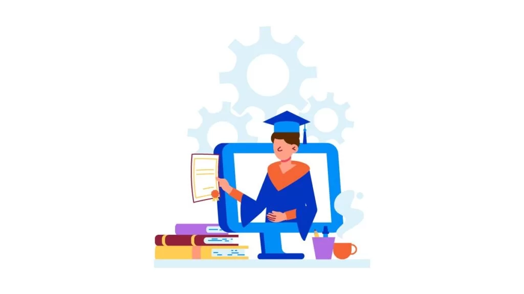 vector image on Top courses after MBA