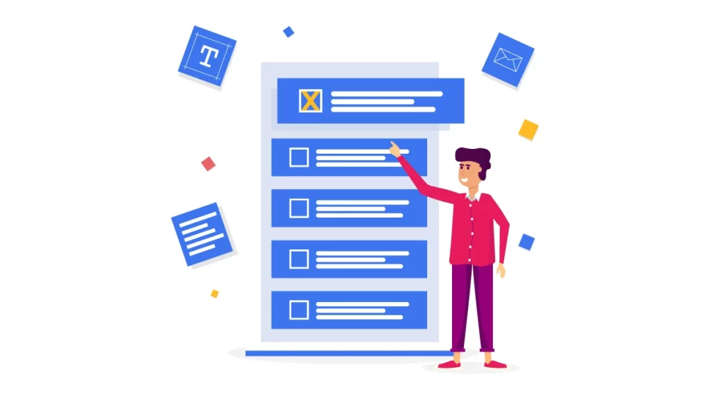 vector image on steps to delete a company in TallyPrime