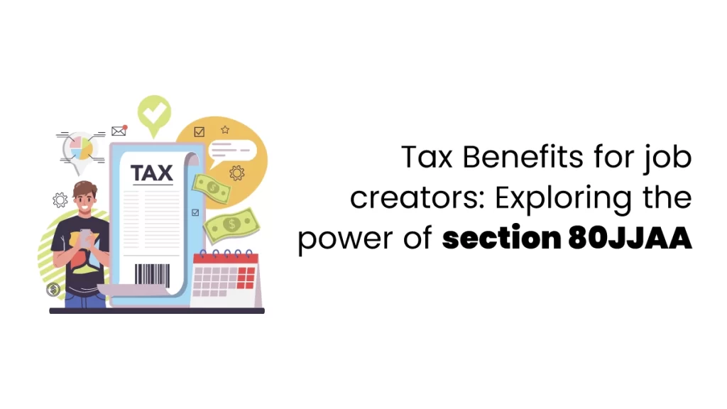 vector image showing Tax Benefits for job creators