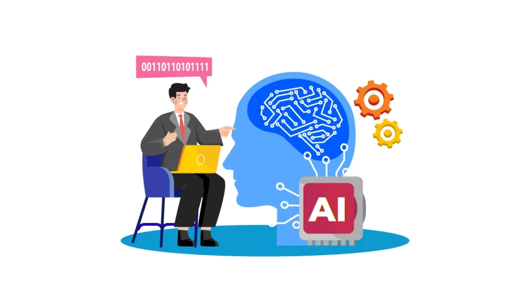 vector image showing what is generative ai