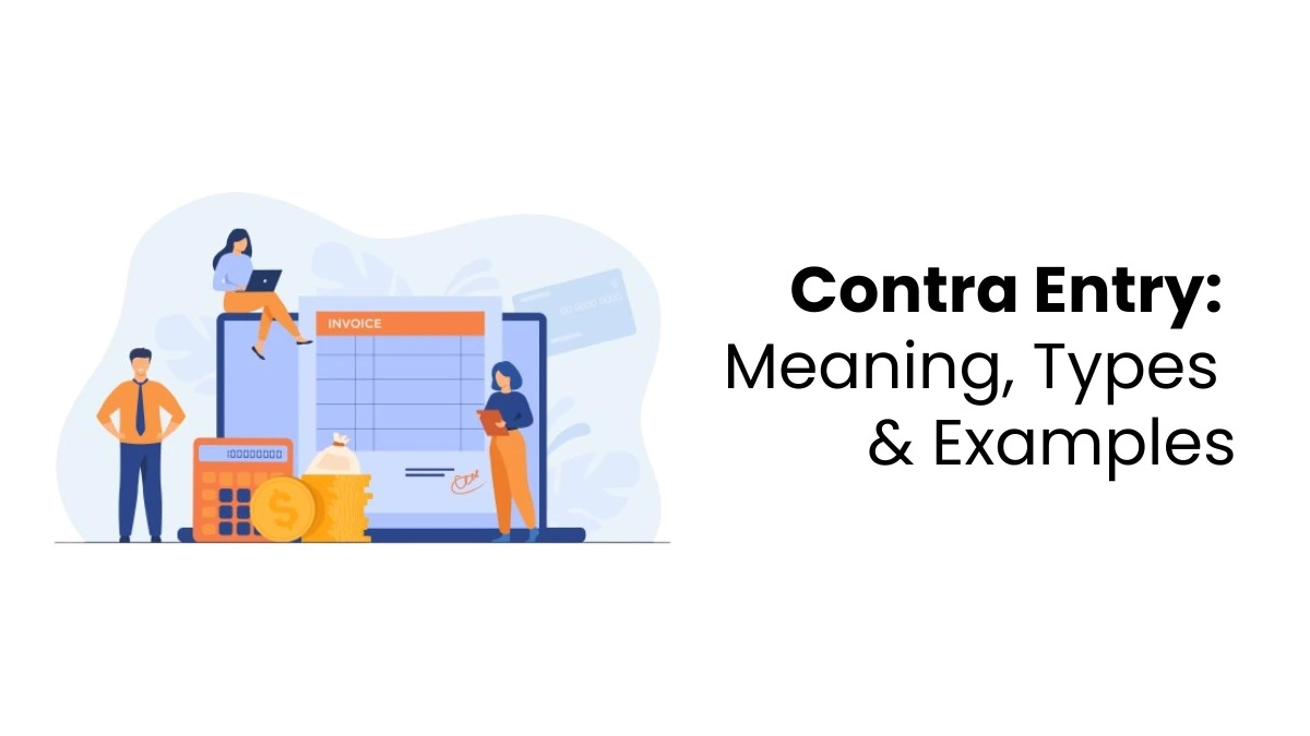 vector image showing contra entry