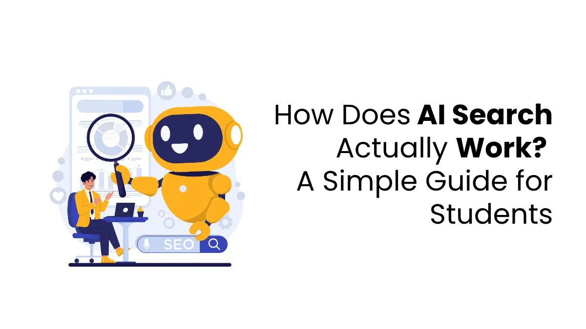 vector image on how Ai search work