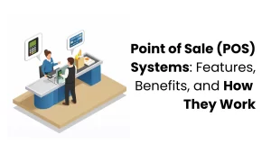 vector image showing point of sale systems
