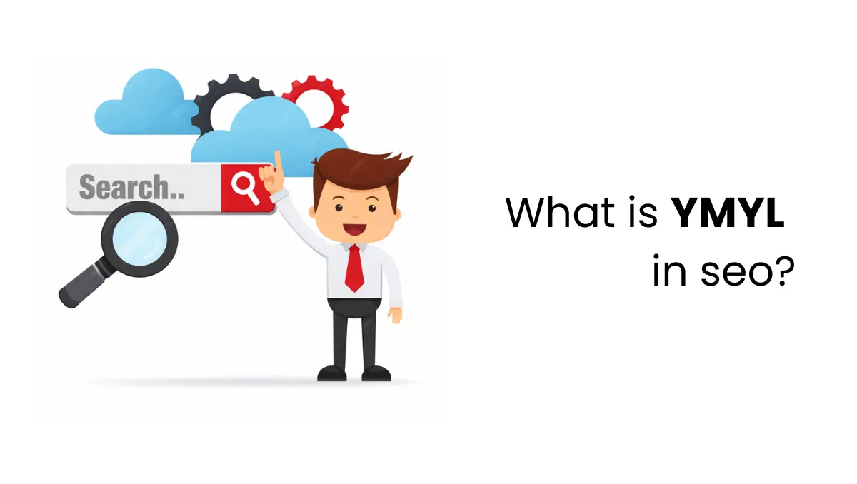 vector image showing ymyl in seo