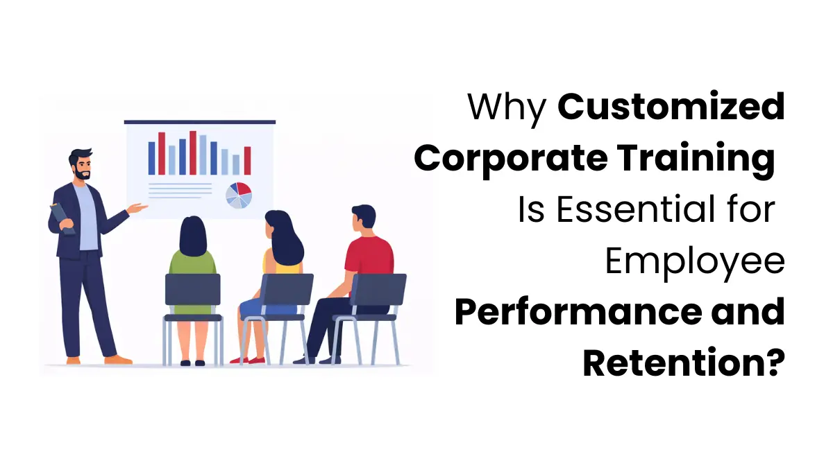 vector image showing customized corporate training