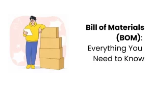 vector image showing bill of materials