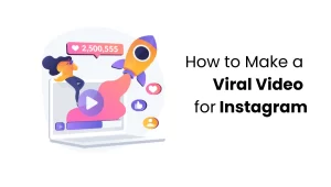 vector image showing how to make viral video