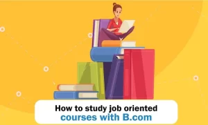 job oriented courses with B.com
