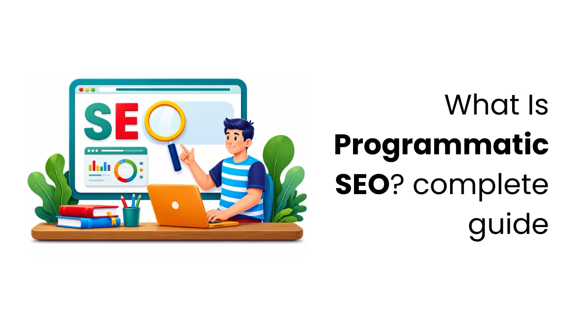 vector image showing programmatic seo