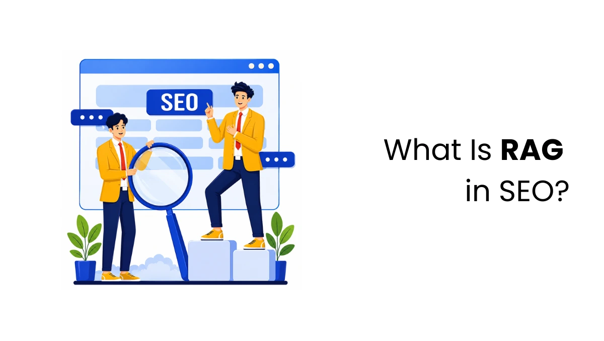vector image showing rag in seo