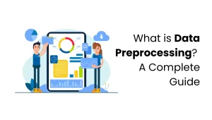 vector image showing data preprocessing