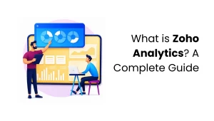 vector image showing zoho analytics