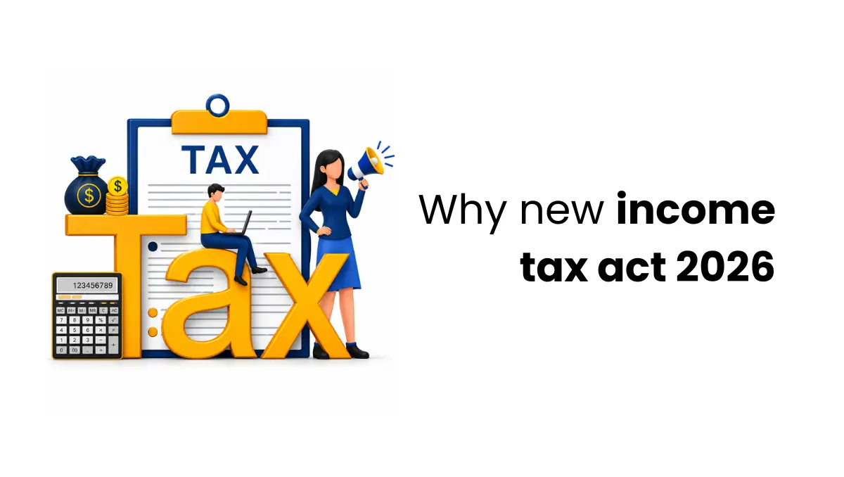 vector image showing why new tax act