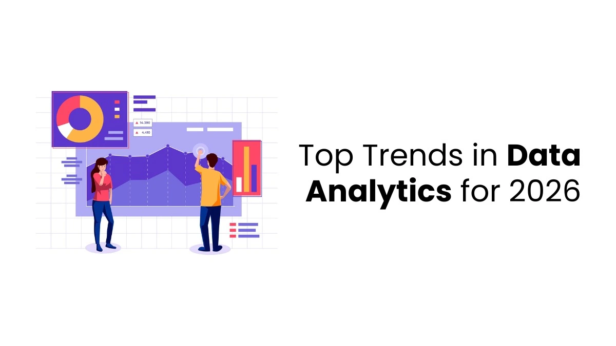 vector image showing trends in data analytics
