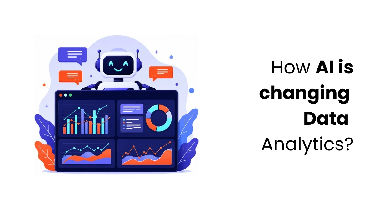 vector image representing ai in data analytics