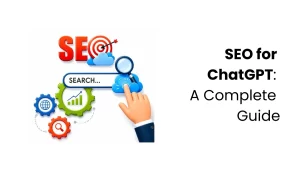 vector image showing seo for chat gpt