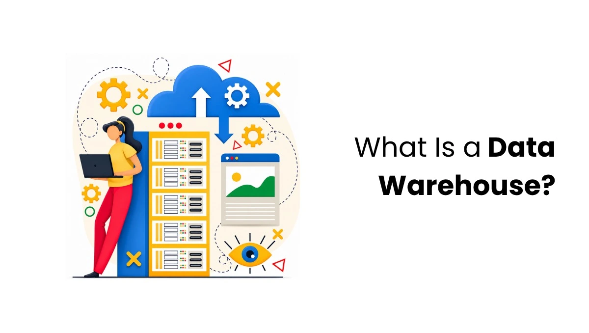 vector image representing data warehouse