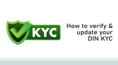featured image of how to verify and update your DIN KYC course