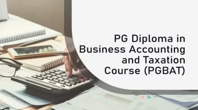 featured image showing PG Diploma in Business Accounting and Taxation Course (PGBAT)