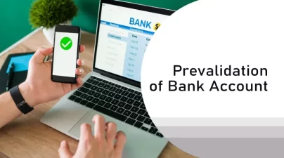 featured image of prevalidation of bank account course